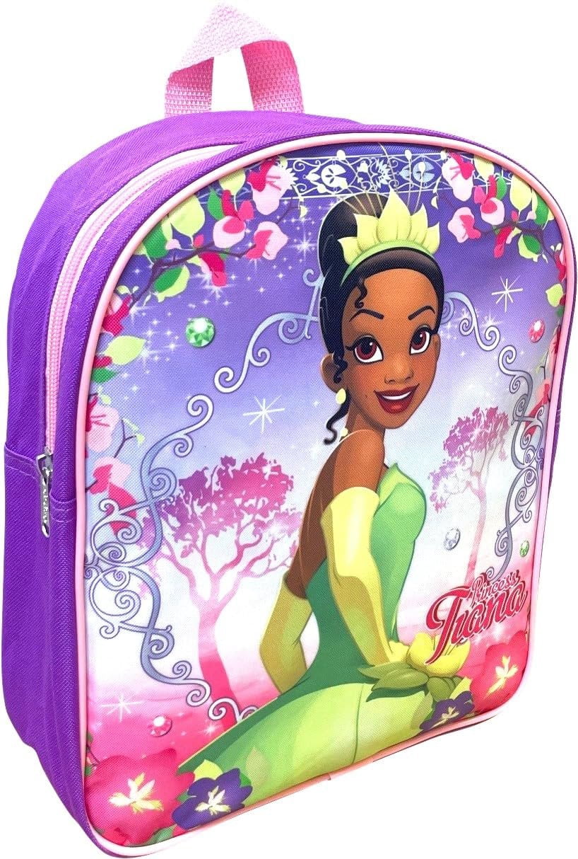 Ruz Princess Tiana Toddler Girl 12 Inch Mini Backpack Pink-Blue