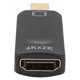 thumbnail image 4 of Adaptador de interfaz multimedia Mini DP a HD macho a hembra convertidor de señal 4Kx2K para computadora de escritorio Monitor de laboratorio 4K30HZ negro, 4 of 5