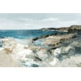 thumbnail image 2 of Mavis, Luna 14x11 White Modern Wood Framed Museum Art Print Titled - The Shore II, 2 of 4