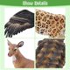thumbnail image 2 of Figuras de animales Toymany Mini North American Forest, 14 unidades, 2 of 8
