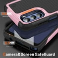 thumbnail image 3 of JTCASES for Motorola Moto G Stylus 5G 2022 Case, Hybird PC TPU Anti-slip, Shockproof  Bumper, Military Drop Resistant, Rugged Heacy Duty Full Body Protective Shell, Slim Fit for Girls Men, Pink, 3 of 8