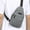 🔥 Gray, variant on Msgweeeg Chest Bag for Men Over the Shoulder Bags for Men Chest Bag Men Small Backpack Fashion Casual Large Capacity One Shoulder Diagonals Bag Men Bag