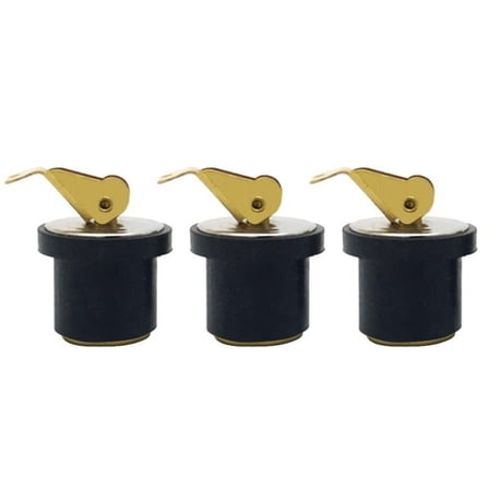 TOP! Marine Drain Plugs for Boats Snap Handle Plug Boat Brass Plumbing Fittings (7/8inch)