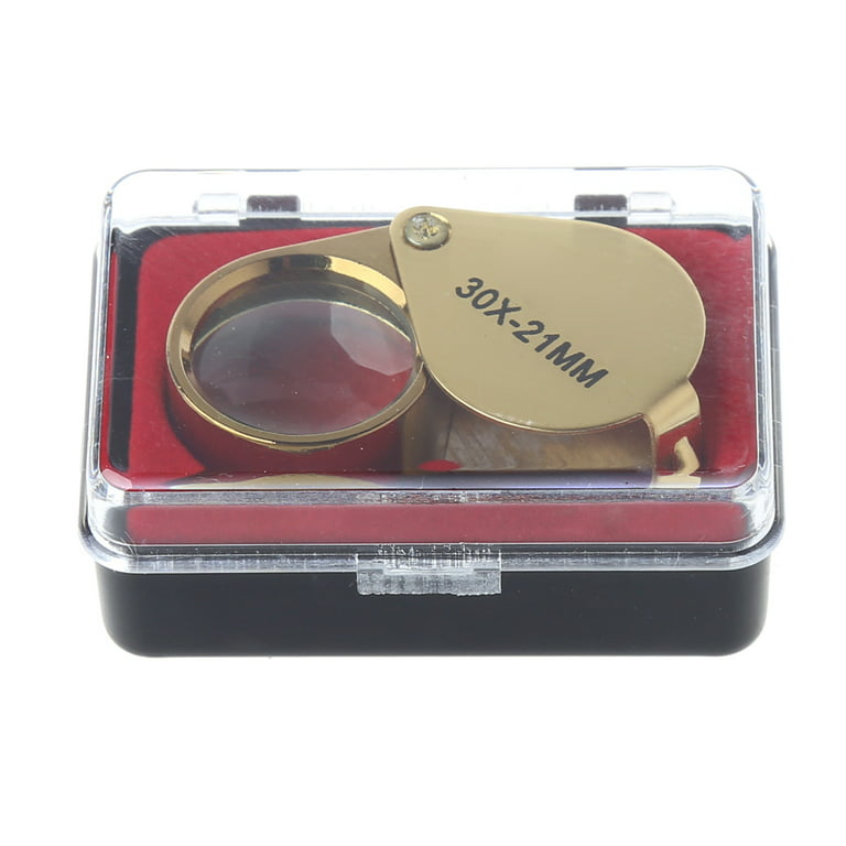 Buy Wholesale China Jewelers Loupe 30x 21mm Magnifying Portable Jewelry  Magnifier Foldable Magnifying Glass & Loupe at USD 0.55