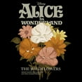 thumbnail image 2 of Men's Alice in Wonderland The Wildflowers Pansies Sweatshirt Black Small, 2 of 4