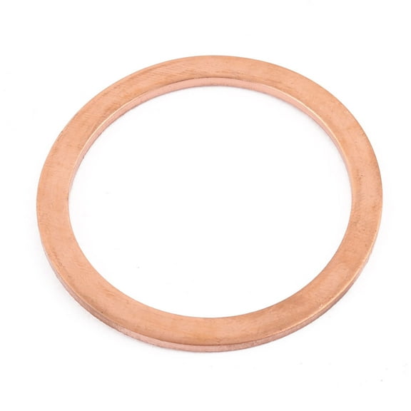 52mm x 42mm x 2mm Flat Ring Copper Crush Washer Sealing Gasket Fastener