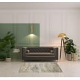 thumbnail image 2 of HomeRoots 512953 12 x 15 ft. Gold Gray & Ivory Abstract Stain Resistant Rectangle Area Rug, 2 of 8