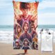 thumbnail image 1 of Toallas de playa con estampado de Stranger Things, toallas de baño absorbentes y ligeras de secado rápido, toalla de baño de microfibra ultra suave para viajes, playa, gimnasio, camping, yoga,, 1 of 8