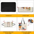 thumbnail image 4 of Patriotic Tiger Holds Tiny Flag Outdoor Picnic Blanket, Foldable Waterproof Beach Mat, Portable Beach Blanket for Beach Camping, Hiking, Family Concerts, 4 of 8
