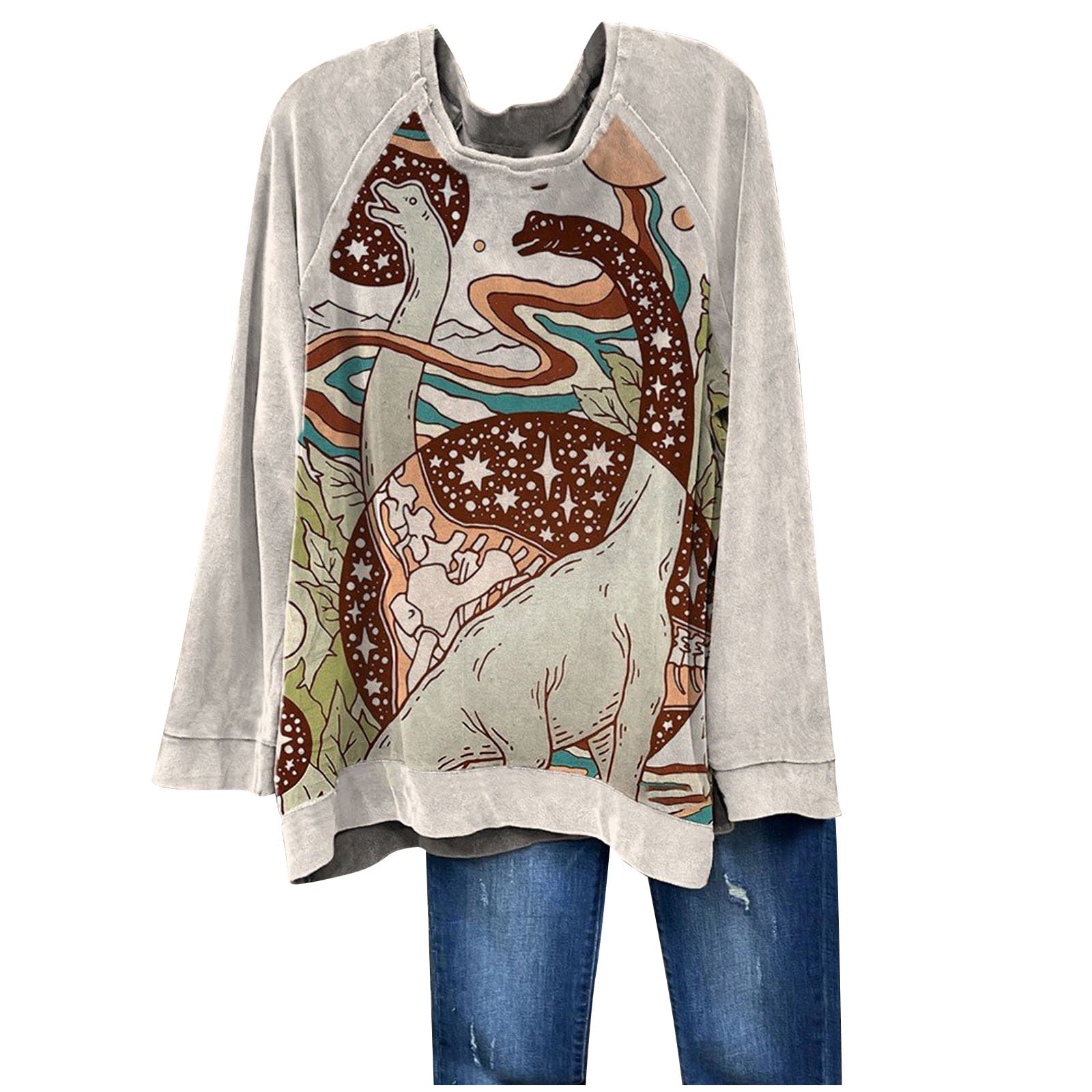 Zhifulu Casual Pullover Tops Fall 
