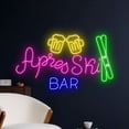 thumbnail image 2 of Handmadetneonsign Apres Ski Bar Neon Sign, Beer Wall Art Decor, Beer Bar Club Wall Decor, 2 of 5