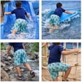thumbnail image 2 of INGEAR Little Boys Quick Dry Beach Board Shorts Kids Swim Trunks UPF 50+ Swimsuit with Pockets, 2 of 6
