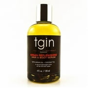 Tgin Argan Replenishing and Hair Body Serum for Natural Hair 4 oz, 3 Pack