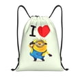thumbnail image 1 of Pofeuu Minions for Water-Resistant 210D Drawstring Bag Compact Foldable Design Gym Yoga Travel Essentials Lightweight Carryall-Medium, 1 of 6