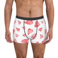 thumbnail image 1 of Balery Pink Hearts Calzoncillos bóxer para hombre, ropa interior de algodón suave y transpirable con cinturilla de nailon-Medium, 1 of 5