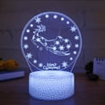 thumbnail image 1 of Trineos navideños con luz LED 3D que cambian de color, 1 of 1