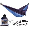 thumbnail image 1 of Bliss Hammocks Hammock in a Bag with Carabiner Hooks and Tree Straps, Royal Blue, 1 of 5