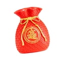 thumbnail image 3 of Jarrón de bolsa de la suerte, figura de la riqueza, florero, maceta, bolsa bendecida, florero, Estilo A, 3 of 9