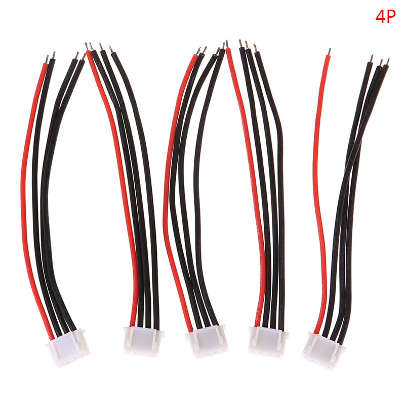 Details about   5Pcs 2-10P LiPo Battery Balance Charger Cable Wire 22AWG JST-XH Balancer Cab Jc 