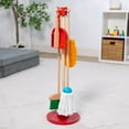 thumbnail image 6 of Melissa & Doug Dust! Sweep! Mop! 6-Pc Wood Pretend Play Preschool Cleaning Set - FSC Certified, 6 of 11