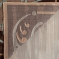 thumbnail image 4 of SAFAVIEH Martha Stewart Scrollwork Polk Dots Area Rug, Brown, 4' x 5'7", 4 of 6