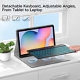 thumbnail image 2 of Funda de teclado JUQITECH retroiluminada para Samsung Galaxy Tab S6 Lite 10.4, 2 of 9