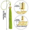thumbnail image 2 of Wovilon Office Supplies Office Products Office Decor Academic Grade Graduation Tassels With 2021 Gold Pendants Graduation Grade Tasse, 2 of 5