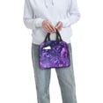 thumbnail image 6 of Honeii Purple Bubble Abstract Art Print Lunch Bag Women, Lunch Box Lunch Bag for Women Adult Men, Small Leakproof Cute Lunch Tote Large Capacity Reusable, 6 of 8