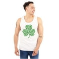 thumbnail image 3 of St Patricks Day Lucky Irish Shamrock Tank Top T Shirts Men Women Brisco Brands S, 3 of 5