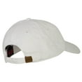 thumbnail image 4 of North Carolina with Map Outline Embroidered Washed Cotton Twill Cap - White OSFM, 4 of 5