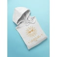 thumbnail image 3 of Le Soleil Radiance - Vintage Sun Emoji Graphic Men's Hoodie, 3 of 4