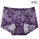 thumbnail image 1 of Bragas de encaje Mujeres Sexy Hollow Seamless Briefs Cintura media Levantamiento de cadera Ropa interior transpirable, Morado, XXL Scienceny AP001201-09B, 1 of 7