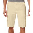 thumbnail image 1 of Univibe Mens Peached Casual Cargo Shorts, Beige, 38 Univibe Carga, 1 of 2