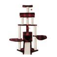 thumbnail image 4 of Armarkat Real Wood Cat Tree Model B5806, Black & Red Tartan Plaid, 4 of 5