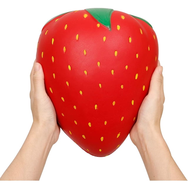 Squishies antiestrés súper grandes de frutas, juguete para apretar de crecimiento lento, juguete para regalo para niños y adultos Ormromra LN-1719