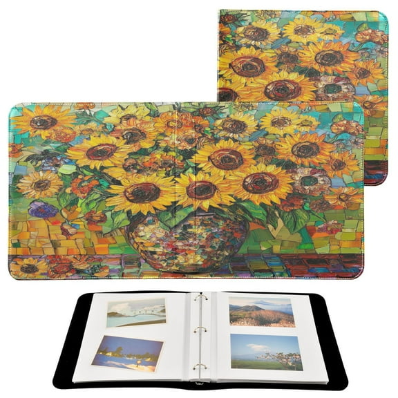 YAZAOO Photo Album Book Scrapbooking Sunflower Symphony Printed Picture Album