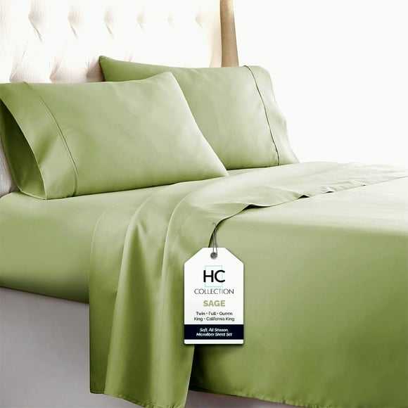 CoolLux Ensemble de Draps pour Lit Simple - Literie de Luxe Légère et Douce avec Poches Profondes. Résistant aux Plis et au Rétrécissement, Écologique, 4 Pcs