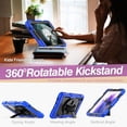 thumbnail image 4 of Timoom Samsung Galaxy Tab A7 Lite Case 8.7 inch 2021(SM-T220/T225), with Screen Protector Pencil Holder Kids Shockproof Rugged Silicone Cover 360 Stand Hand Strap for Galaxy Tablet A7 Lite,Black, 4 of 7
