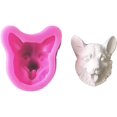 thumbnail image 1 of Molde de silicona - Molde de portavelas de silicona Molde de yeso de aromaterapia hecho a mano, 11 Feliz Sencillez, 1 of 4