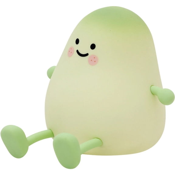 Kawaii Fruit Night Light, Nursery Table Lamp, Bedside Lamp with Touch Sensor, Cute Silicone Nightlight, Soft Night Lamps for Bedroom Decor