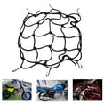 thumbnail image 4 of Trayknick Adjustable Bungee Cargo Net Universal 30cm x 30cm Black Luggage Mesh for Motorcycle, 4 of 13