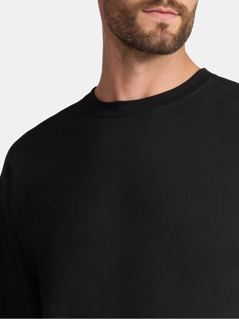 Athletic Works Men's and Big & Tall Men's Fleece Crewneck
