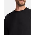 thumbnail image 4 of Athletic Works Men's and Big & Tall Men's Fleece Crewneck Sweatshirt, Sizes XS-5XLT, 4 of 6