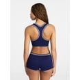 thumbnail image 3 of No Boundaries Seamless Racerback Bralette and Boyshort Set, 2-Piece, Women's XS-XXXL, 3 of 5