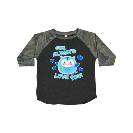 

Inktastic Owl Always Love You with Cute Owl and Hearts Gift Toddler Boy Girl T-Shirt