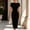 Black, variant on BRGZLK Boat Neck Ruched Bodycon Dresses Stylish Cap Sleeve Formal Cocktail Dresses Stretch Slim Fit Side Twist Waist Soft Comfy Business Midi Dress Black S