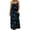 Multicolor, variant on Women's Casual Sleeveless Backless Dress Loose Lounge Wear Solid Color Midi Slip Nightgown Home Dress