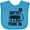 Turquoise, variant on Inktastic Cb Ham Radio Fan Trucker Boys or Girls Baby Bib