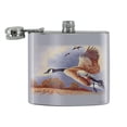 thumbnail image 2 of Canadian Geese In Flight Stainless Steel 5oz Hip Drink Kidney Flask, 2 of 4
