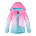 thumbnail image 5 of MGEOY Kids Waterproof Rain Jackets Lightweight Raincoats Knitted Mesh Lining Hooded Windbreaker for Boys Girls 4-12Y, 5 of 7